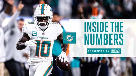 Inside the Numbers: Hill Breaks Dolphins Receiving Record in Week 14