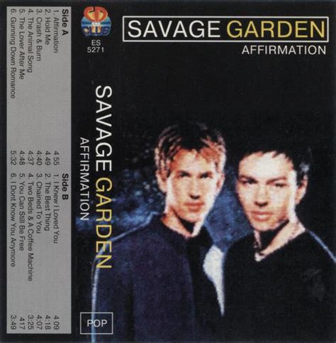 Savage Garden - Affirmation (Cassette, Album, Unofficial Release) | Discogs