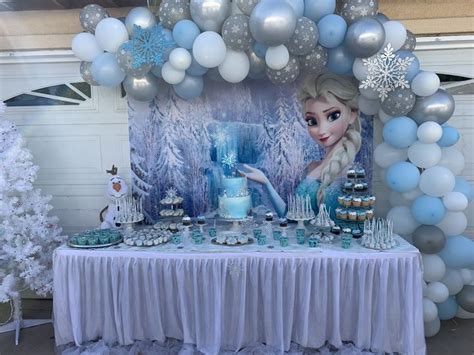 Frozen Birthday | Elsa birthday party, Frozen birthday decorations ...