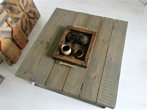 Reclaimed Wood Coffee Table Industrial Table Wooden Table on - Etsy UK
