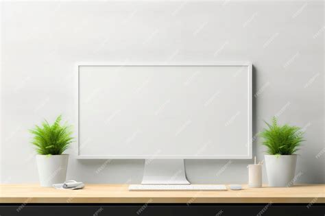 Premium AI Image | Laptop isolated mockup with white screen isolated on ...