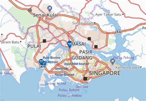 MICHELIN Woodlands map - ViaMichelin