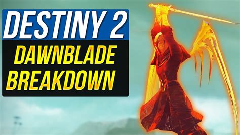 Destiny 2 WARLOCK DAWNBLADE SUBCLASS BREAKDOWN GUIDE - Subclass ...