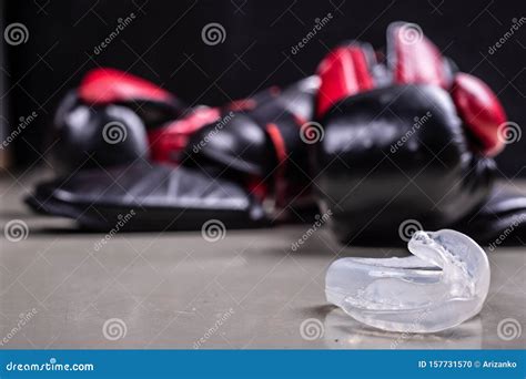 Boxing Mouth Guard .protection for Teeth Stock Photo - Image of teeth ...