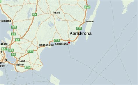 Karlskrona Sweden Map - TravelsFinders.Com