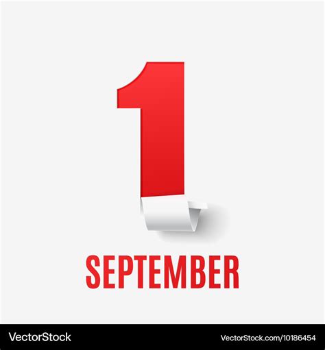 September 1st back to school background Royalty Free Vector