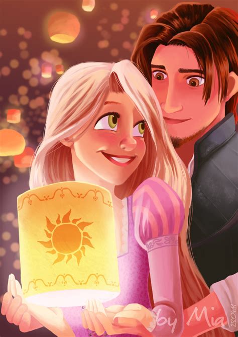 Rapunzel and Flynn - Disney Princess Fan Art (34269093) - Fanpop