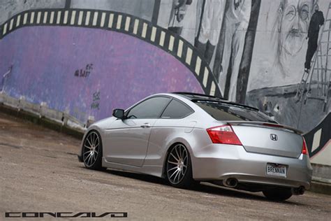 Honda Accord Coupe | CW-12 | Matte Black Machined Face | | Flickr