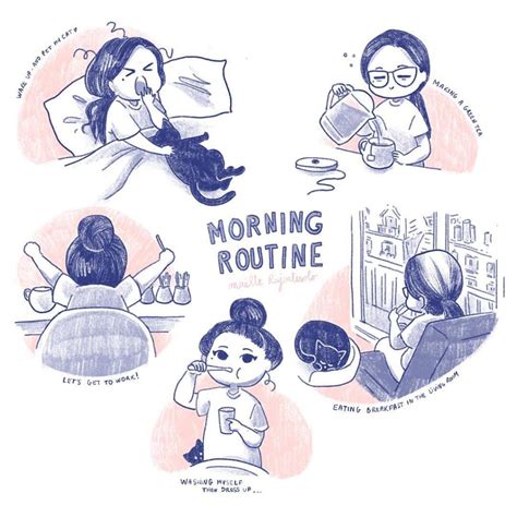 Extremely Fun Daily Life Doodles by Maëlle Rajoelisolo