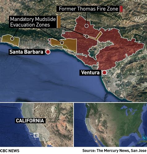 17 dead in California mudslides, more than a dozen missing | CBC News