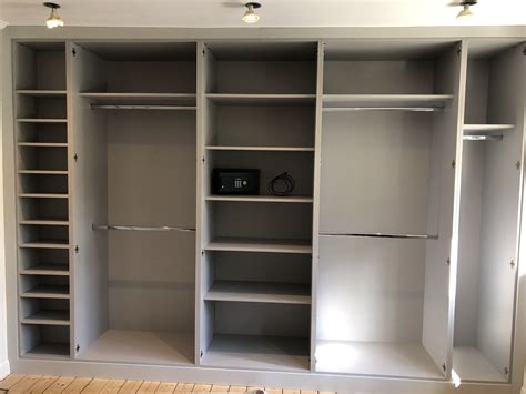 These fitted wardrobe interiors cater for all needs shoe shelves, double hanging as w… | Fitted ...