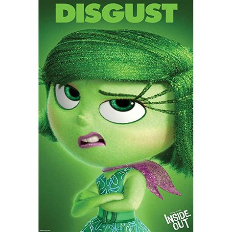 Buy DISGUST - Inside Out Movie Poster 24 x 36 , Glossy Finish (Thick): Joy, Fear, Anger, Disgust ...