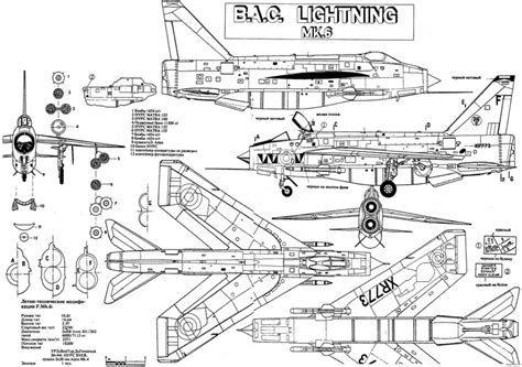 english electric lightning f6 Plans - AeroFred - Download Free Model ...