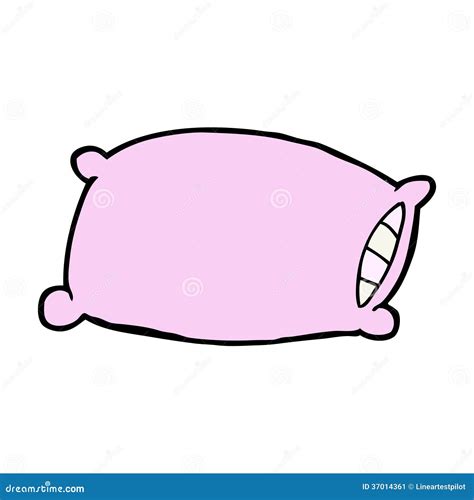 Cartoon Pillow Stock Image - Image: 37014361