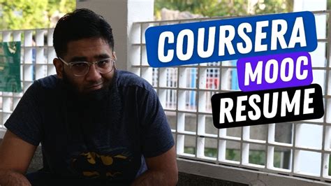 Should You Put the Coursera MOOC Certificate on Your RESUME? - YouTube