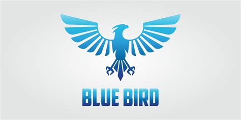 Blue Bird - Animal Logo by Alafan | Codester