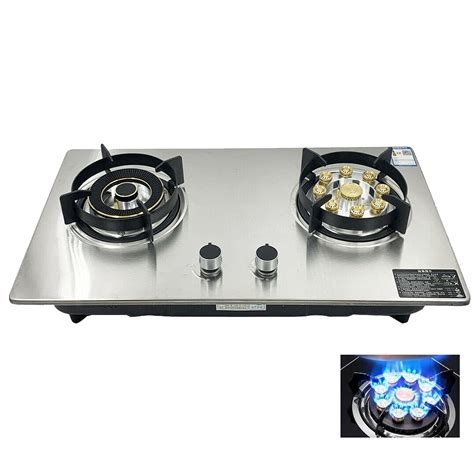 Buy 28" Built-in Cooktops | 2 Burner Natural Cooker Stainless Steel ...