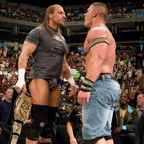 Triple H vs John Cena for WWE Champion | Triple h, Cool photos, Wwe photos