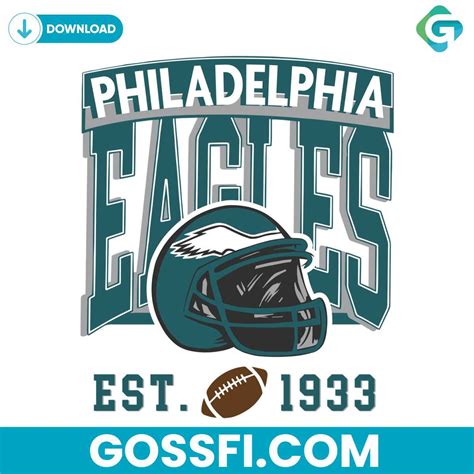 Philadelphia Eagles Football Helmet Svg - Gossfi.com