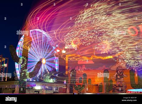 rides at the Prater amusement park, Vienna, Austria Stock Photo - Alamy