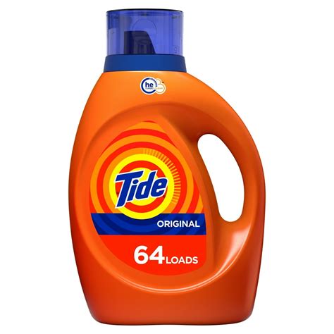 Tide Original HE, 64 Loads Liquid Laundry Detergent, 92 fl oz - Walmart ...