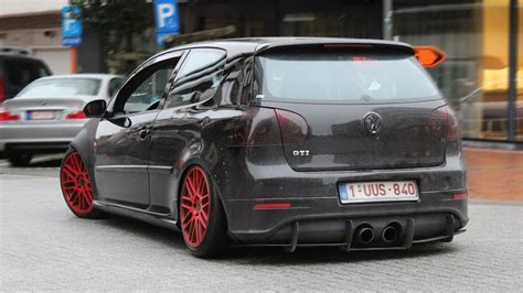 Modified Volkswagen Golf 5 GTI | Flames, Bangs, Accelerations,... - YouTube