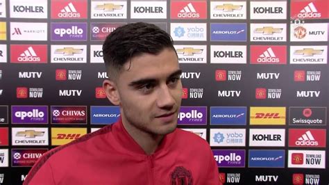 Andreas Pereira interview after Man Utd v Colchester | Manchester United