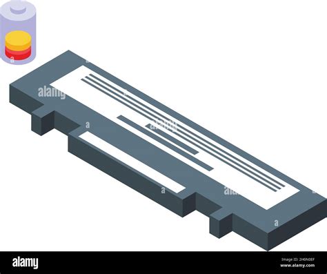 Repair laptop battery icon isometric vector. Computer service. Fix device Stock Vector Image ...