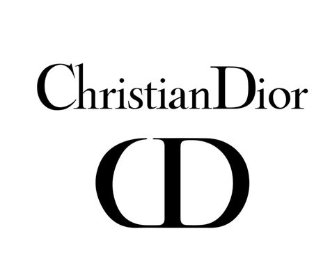 Christian Dior Brand Logo Black Design Symbol Luxury Clothes Fashion Vector Illustration ...