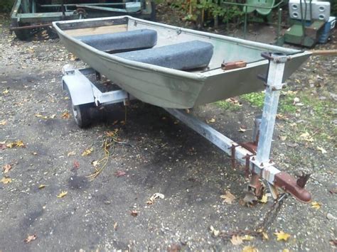 Jon boat & trailer for sale