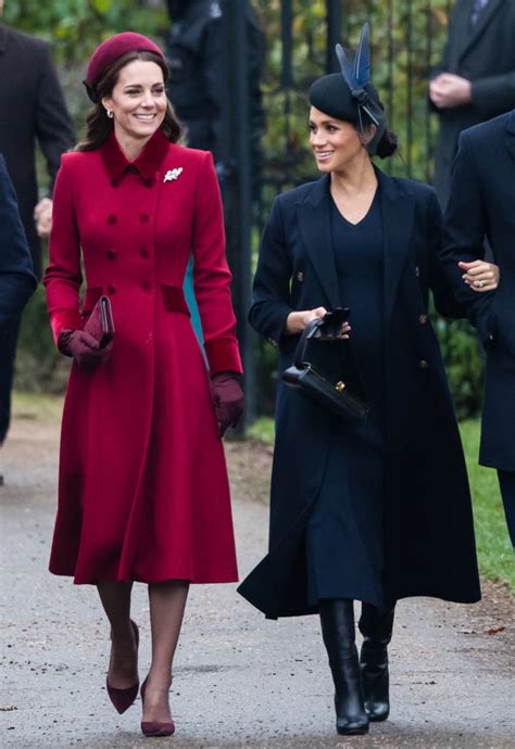 Kate Middleton and Meghan Markle at Christmas Service 2018 | POPSUGAR ...