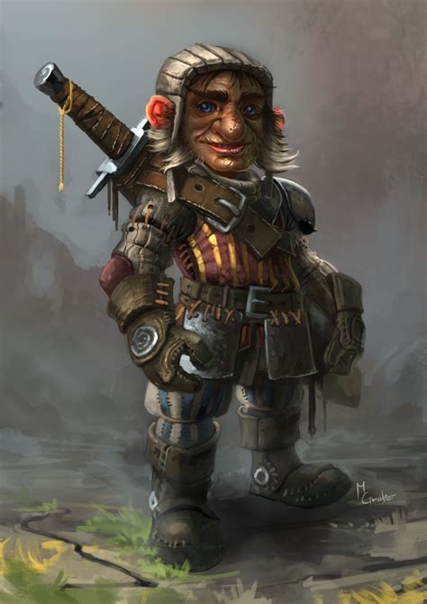 Gnome mercenary by MarschelArts on deviantART | Fantasy dwarf, Dungeons and dragons art ...