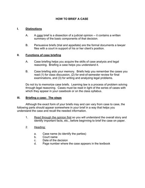 Case Summary - 12+ Examples, Format, How to Write, Pdf