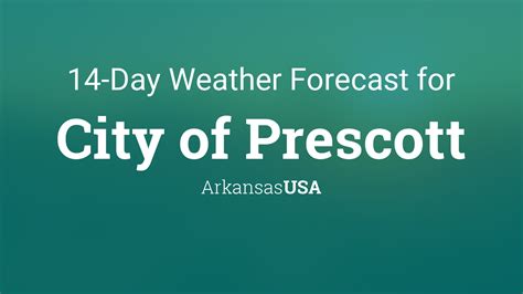 City of Prescott, Arkansas, USA 14 day weather forecast