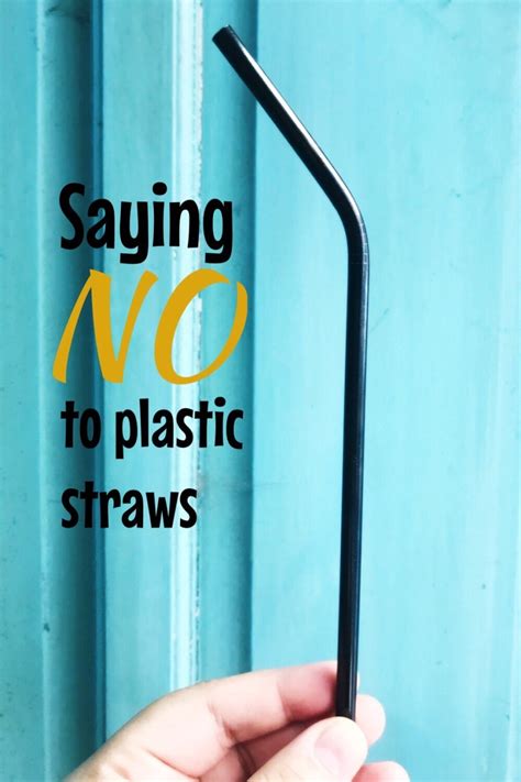 Saying NO to Plastic Straws - Stitches & Words