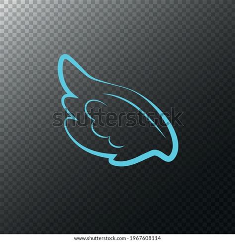 Cartoon Angel Wings Vector Illustration Icon Stock Vector (Royalty Free ...