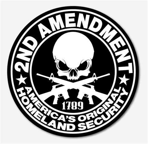 2nd Amendment Sticker Guns Decal Vinyl 2nd Amendment Car | Etsy