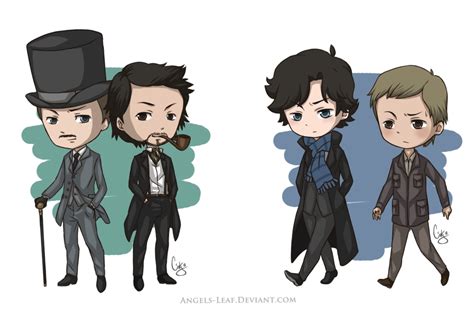 Sherlock Holmes Chibis by Angels-Leaf.deviantart.com on @deviantART ...