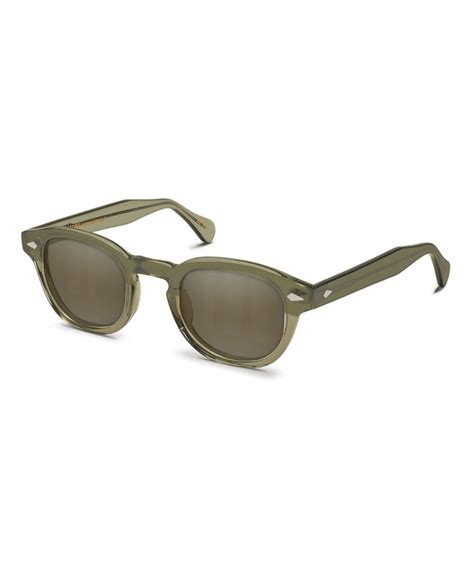 MOSCOT LEMTOSH Sunglasses in Olive | The Fashionisto