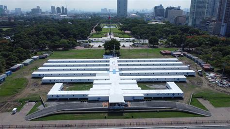 Manila completes construction of COVID-19 Field Hospital ahead of ...