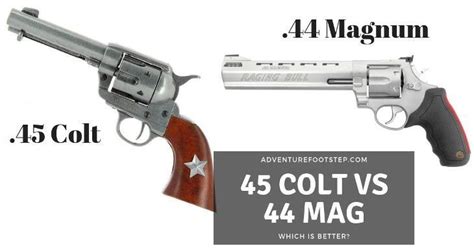 .45 Colt vs .44 Magnum - Which is Better?