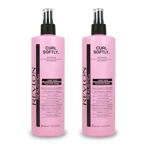 Revlon Realistic Curl Softly Activator Moisturizer Hair Spray 15 Oz - Walmart.com - Walmart.com