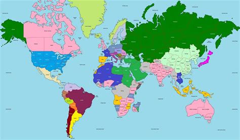 Map Of Continents Creative Daddy - vrogue.co