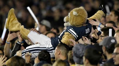 BYU mascot stuns in performance with dance team | Sporting News