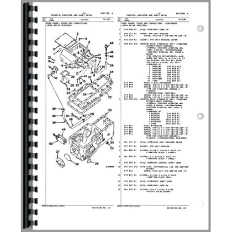 Farmall 656 Tractor Parts Manual (Chassis)