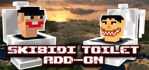 Cartoon Skibidi Toilet Models | Minecraft Addon