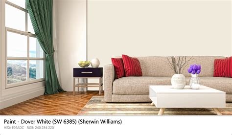 Sherwin Williams Dover White (SW 6385) Paint color codes, similar ...