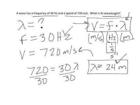 Solving with Wave Speed Equation - YouTube