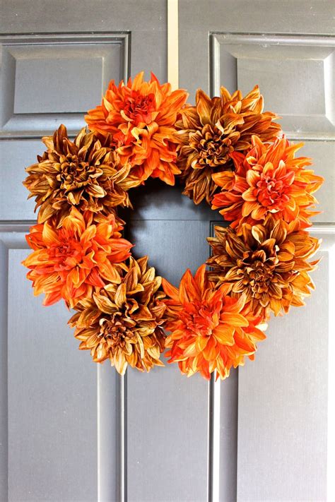 Easy Fall Wreath - 2 Bees in a Pod