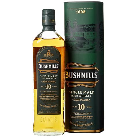 Bushmills 10 Year Old Single Malt Irish Whiskey 70 cl – Roma Wines